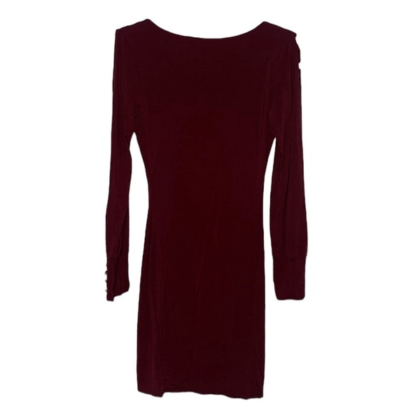 Lulus Red Long Sleeve Bodycon Mini Dress - Picture 3 of 14